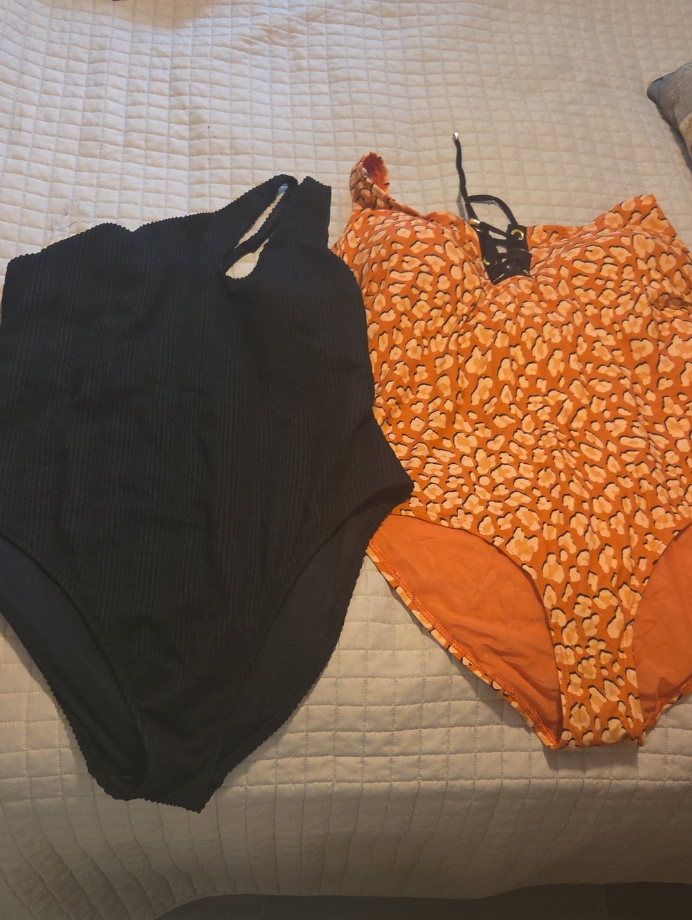 Set Of 2 One-piece Swimsuits - 2X